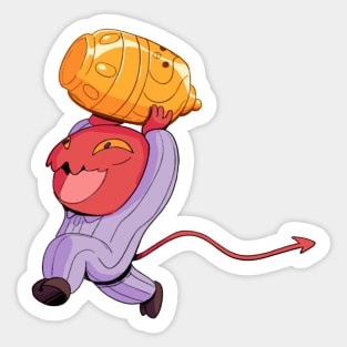 The Looting Demon Sticker